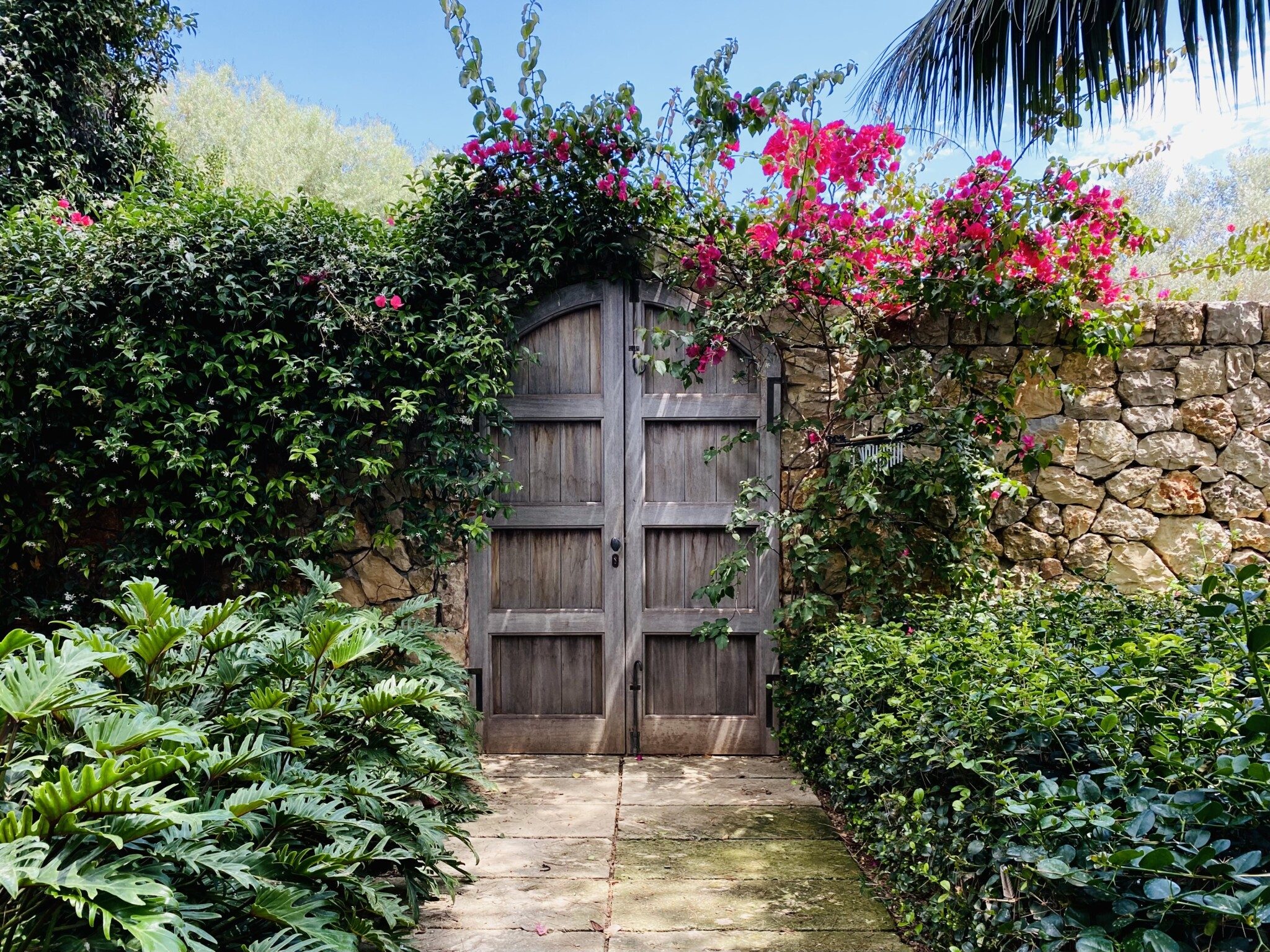 finca rustica shooting location mallorca patio