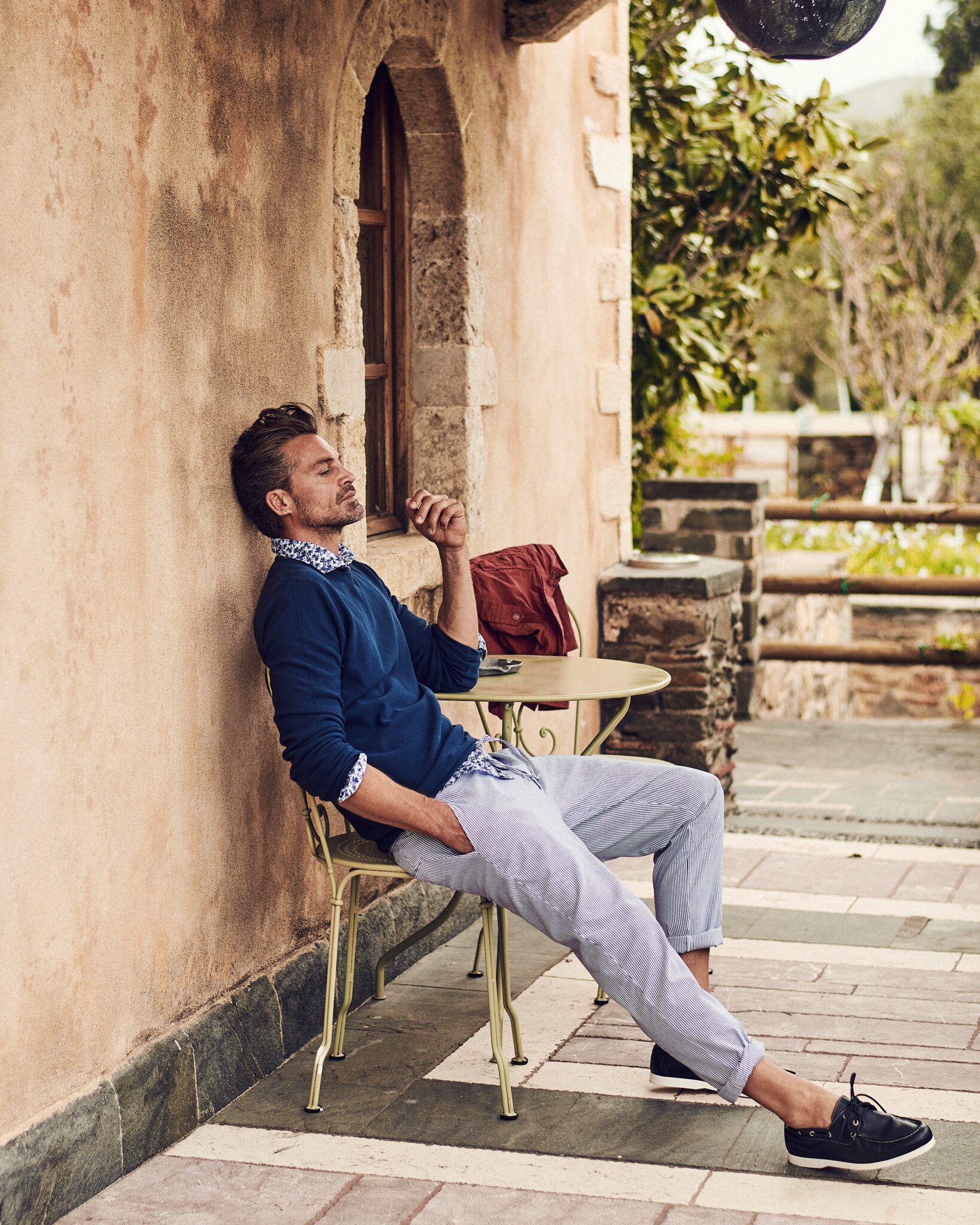 male model shooting dolce vita italy