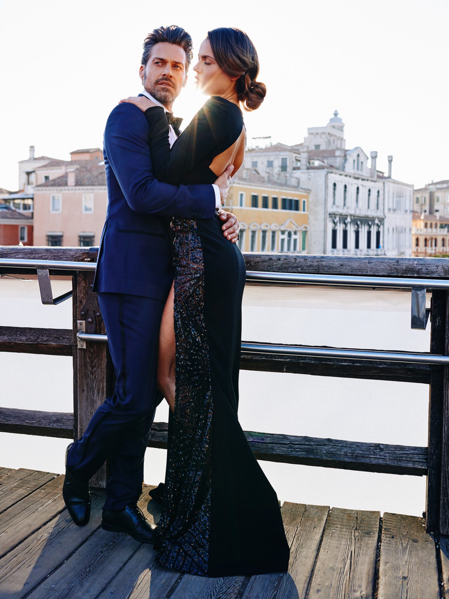 model couple in venice