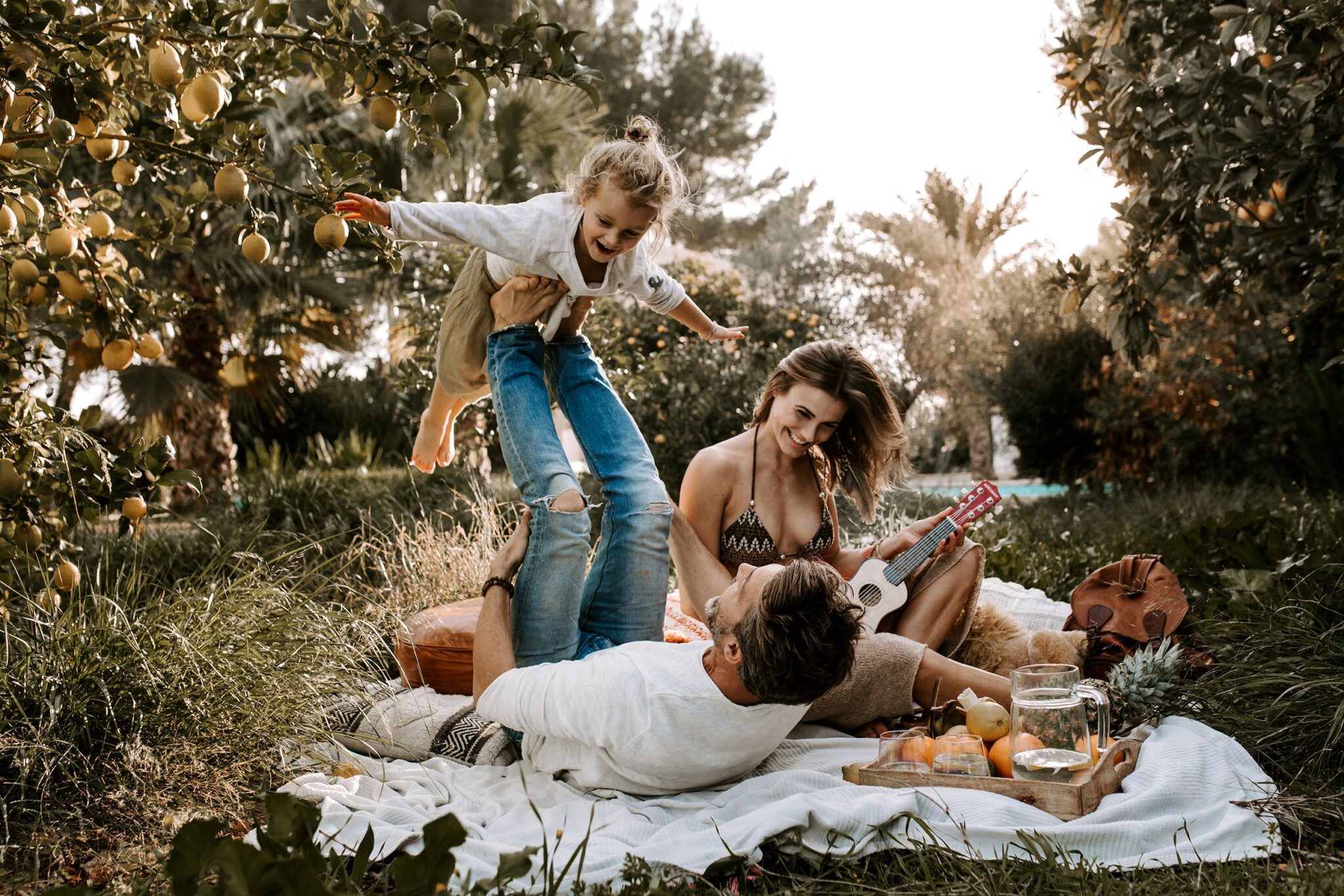 real family for shooting mallorca
